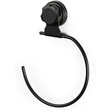 COMPACTOR RAN9783 Black Modern Towel Holder - Towel Holder