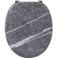 Asiento de WC gris Wirquin 20720370 - Madera, Duradero