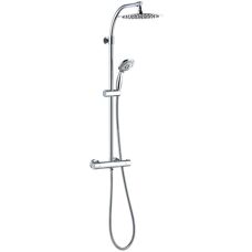 Sistema doccia Wirquin 60721389 - Testa regolabile, Cromo