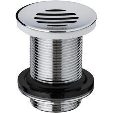 Piletta lavabo Wirquin con griglia curva in Ottone cromato