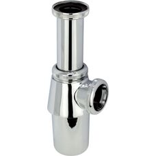Sifón de lavabo ajustable cromado Wirquin - Sifón de lavabo