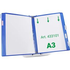 Tarifold Sichttafelsystem - 10 blaue A3 Panels für Akten