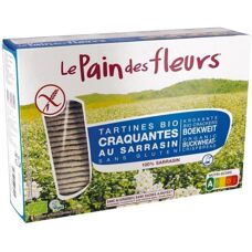 Le Pain des Fleurs Tostadas de trigo sarraceno ecológicas sin gluten - Crackers