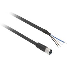 Cavo sensore/attuatori Schneider XZCP0941L5 - 5m M8 Nero