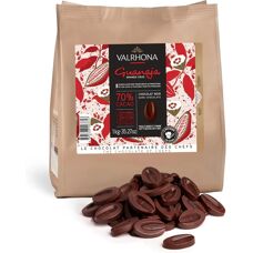 Valrhona Guanaja 70% Fèves de chocolat - 1kg - Publicité