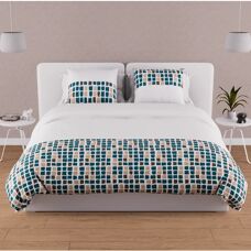 Soleil D'Ocre Osiris Parure de lit Bleu - Bed linen