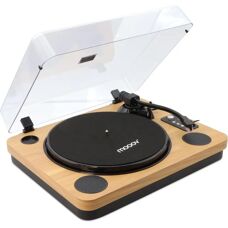 Mooov Studio Vinil Bluetooth Efeito Madeira - Giradiscos