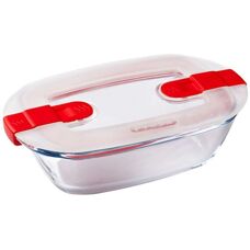 Pyrex 2,5L rektangulärt glasmatbehållare - Cook & Heat