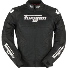 Furygan Atom Vented Evo Motorradhandschuh - Schwarz-Weiß