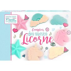 Kit Créatif Licorne - Graine Créative, 3x100g, 4 Moules - Publicité