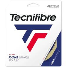 Tecnifibre X-one Biphase 1,24 mm Multifilament Tenniskordel - Natur