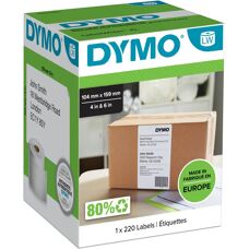 Λευκά αυτοκόλλητα ετικέτες DYMO - 104x159 mm - για LabelWriter 4XL