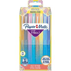 Papermate Flair Stylo Feutre Pack de 16 - Outil d'Art et d'Écriture - Publicité