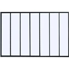 Mur en Verre Bayview - 210x105 cm - Noir - Solution de Design Intérieur - Publicité