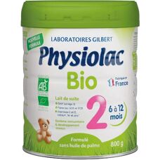 Lait de suite bio Physiolac 2ème âge 800g - Lait infantile - Publicité