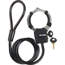Κλειδαριά καλωδίου από ατσάλι Master Lock 66268700 - Μαύρο