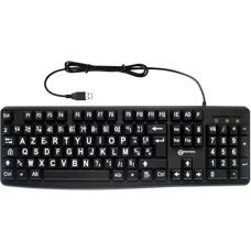 Clavier Confort Visuel Geemarc - Noir - Clavier - Publicité