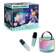 Canal Toys - Mini Karaoke Stasjon - Trådløse Mikrofoner - Lys Effekter - 3+år