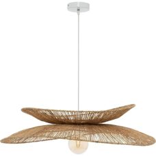 Suspension en jute beige Atmosphera - Luminaire suspendu - Publicité
