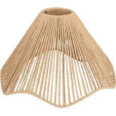 Abat-jour beige ondulé Vito Atmosphera - Luminaire - Publicité