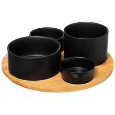Secret de Gourmet Snack-Set - Holz, Keramik & Bambus