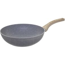 Secret de Gourmet Nature Wok Pan - 28cm Non-stick Staal