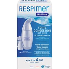 Laboratoire de la Mer Respimer Kit - Irrigation Nasale - 240 ml + 6 Sachets - Publicité