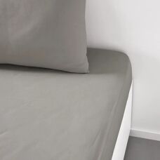 Drap-housse TODAY Essential gris clair - Lit double