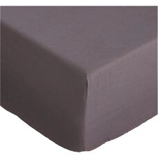 Today Grijs Katoenen Fitted Sheet - 140x190 - 57 Draden
