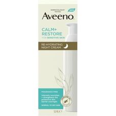 Aveeno Aveeno Re-Hydrating Night Cream - Crème de Nuit - Publicité