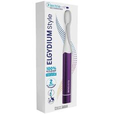 Brosse à dents électrique Elgydium - 2 modes - Raisin - Brosse électrique - Publicité
