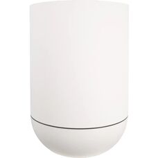 Pot de fleurs Riviera Blanc - 40cm Plastique Circulaire - Publicité