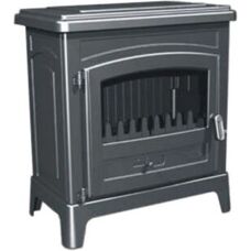 Poêle à Bois Godin Fonteval - 10 kW, Anthracite, Vitre Panoramique - Publicité