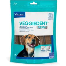 Virbac VeggieDent Fr3sh Snack pour chiens - Hygiène bucco-dentaire