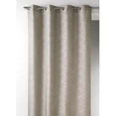 HOME MAISON Bordeaux, Szary, Len, Malina Zasłona - Curtain