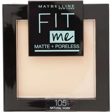 Maybelline New York Fit Me! Matt puder i nyansen 105 Natural Ivory