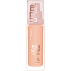 Maybelline New York Lifter Plump & Glow Foundation - Cuidados de pele, SPF15, 116, 30ml