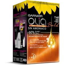 Garnier Olia Cobre - Tinta de cabelo permanente - 7.40