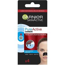 Garnier Pure Active Charcoal Blackhead Strips - 4 pcs
