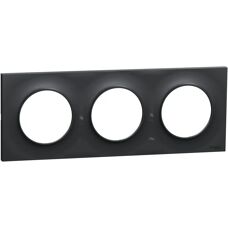 Schneider Odace styl - Plaque 2 postes - Anthracite - Publicité