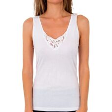 Abanderado Milan Naadloze Tank Top - Wit - Small