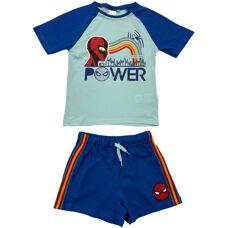 Setino Spiderman letní plážový set - Černý pro děti 3-8 let