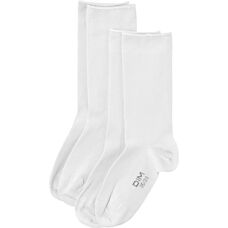 Chaussettes Blanches en Coton Modal DIM - Lot de 2 - Confortables - Publicité