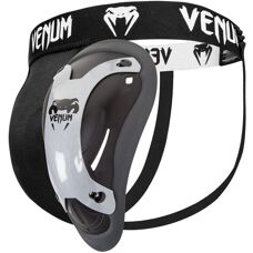 Venum Serie Titanio Protezione inguinale - Nero/Argento XL