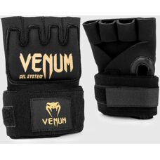 Venum Kontact Gel Handschütze - Schwarz/Gold M - Boxhandschuhe