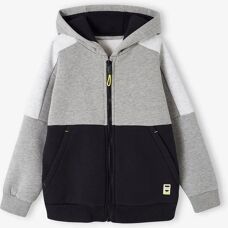 Vertbaudet Hooded Colorblock Sport Sweatshirt - Boys