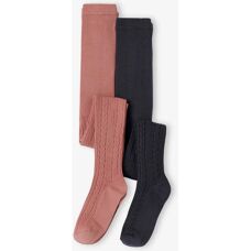 VERTBAUDET Conjunto de 2 collants de fantasia de tricô para crianças