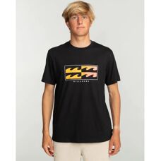 T-shirt noir XS Billabong Inversed pour hommes