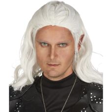 Lacey Wigs White Elf Wig - Adult Size