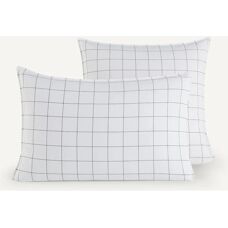 Am.pm Almohada de algodón orgánico - Reversible, 50x70cm